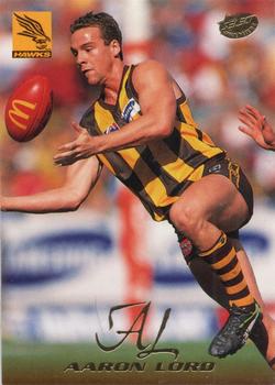 1999 Select AFL Premiere #162 Aaron Lord Front